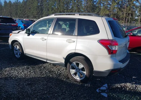 2015 Subaru Forester 2.5I Premium из США, поврежденный, VIN JF2SJADC0FH535356